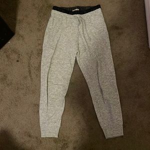 Hollister Light Grey Womens Medium Jogger Sweatpants